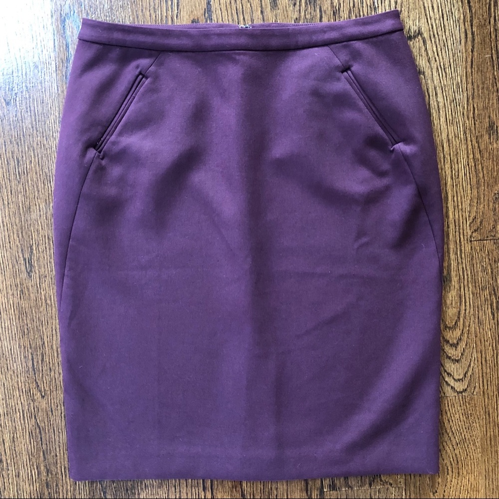 NWT LOFT Pencil Skirt - Wine Color